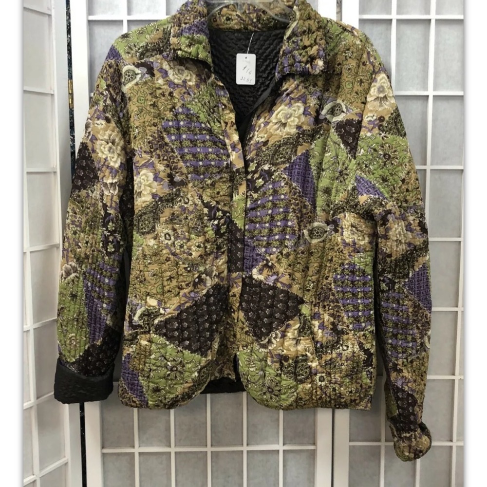 Ubu, Jacket, Multicolor, Reversible, Print, Size L - image 5